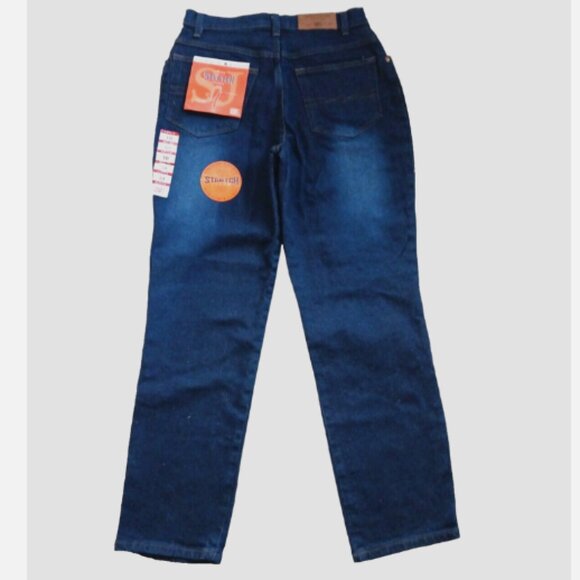 Vintage Faded Glory Jeans Womens Size 10 Petite Blue Straight Classic Fit Denim - Picture 2 of 10